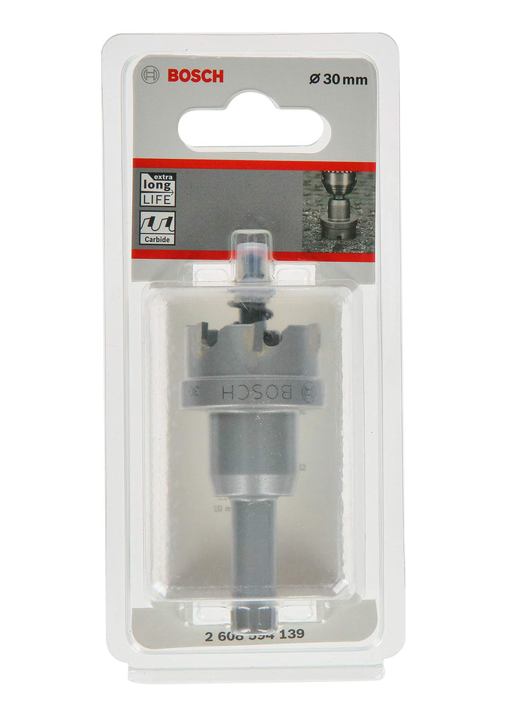 Bosch Accessories Carbide Lochsäge Precision for Sheet Metal (Edelstahl, Ø 30 mm, Zubehör Bohrmaschi