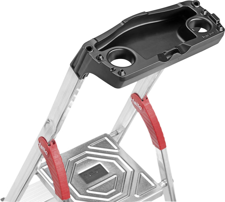 Hailo Haushaltsleiter ProfiStep XXL Alu, grau, 5_8816-001 6 Gänge, 6 Gänge