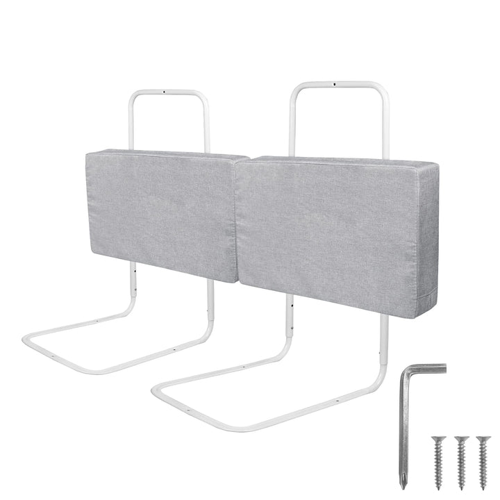 Froadp 120cm Rausfallschutz Beistellbett Leinen Kindersoftpack Bettgitter Tragbare Bettschutzgitter