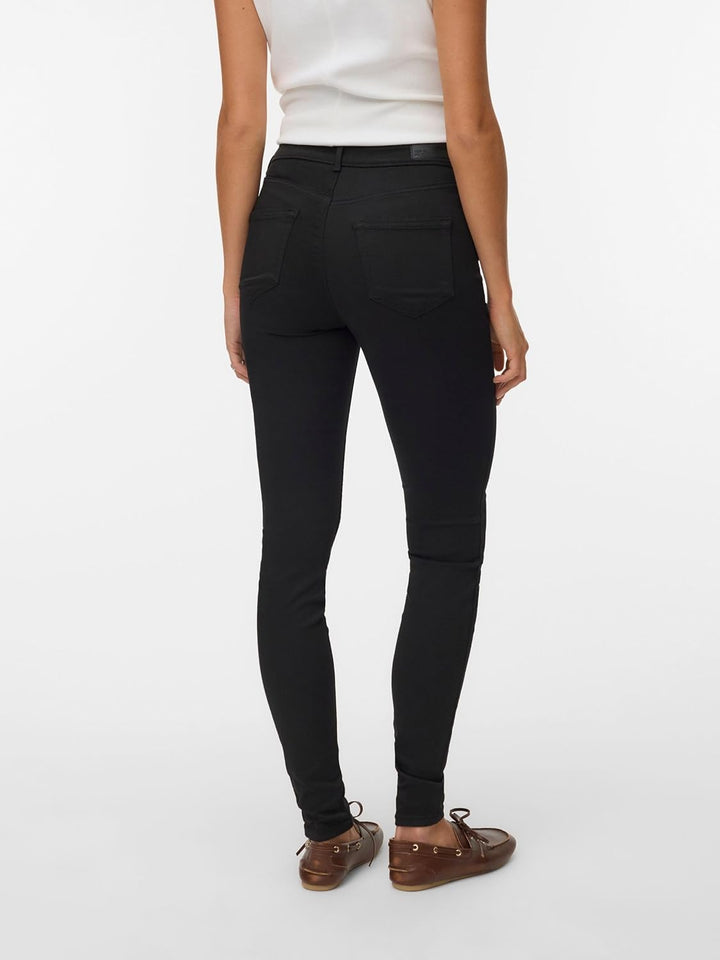 VERO MODA VMLUX MR Slim Jeans RI101 GA NOOS XXS / 30L Schwarz, XXS / 30L Schwarz
