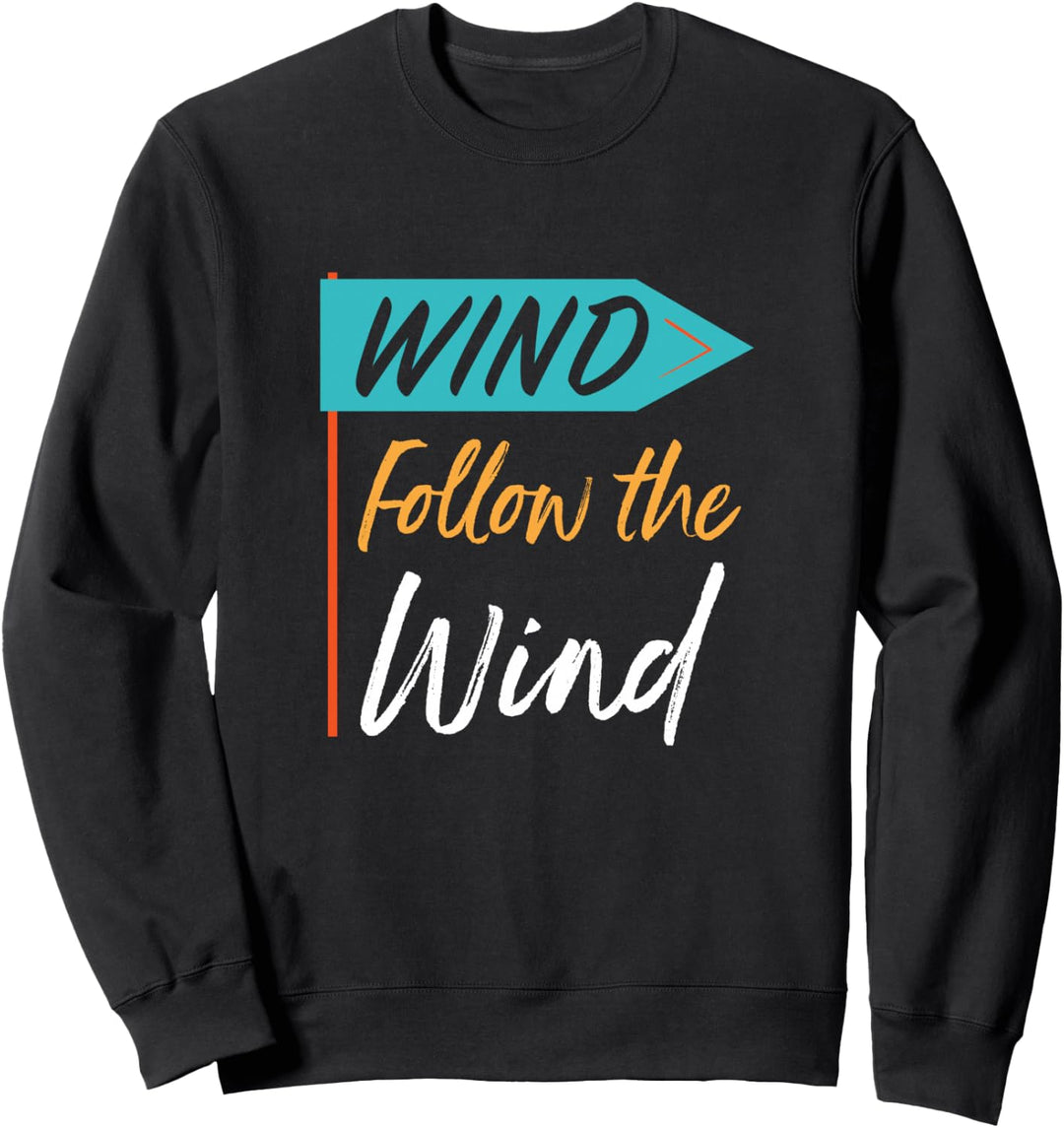 Lustiges Windsurfing-Design, Kiteboarding Windsurfer Sweatshirt
