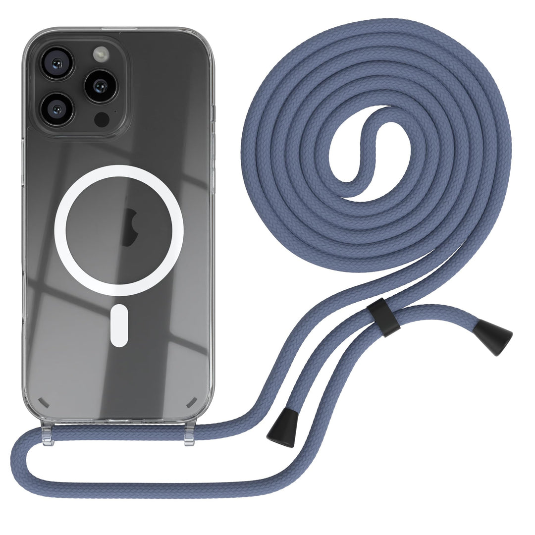 EAZY CASE - Handykette kompatibel mit iPhone 16 Pro Max Kette zum Umhängen Stossfest Handyhülle für