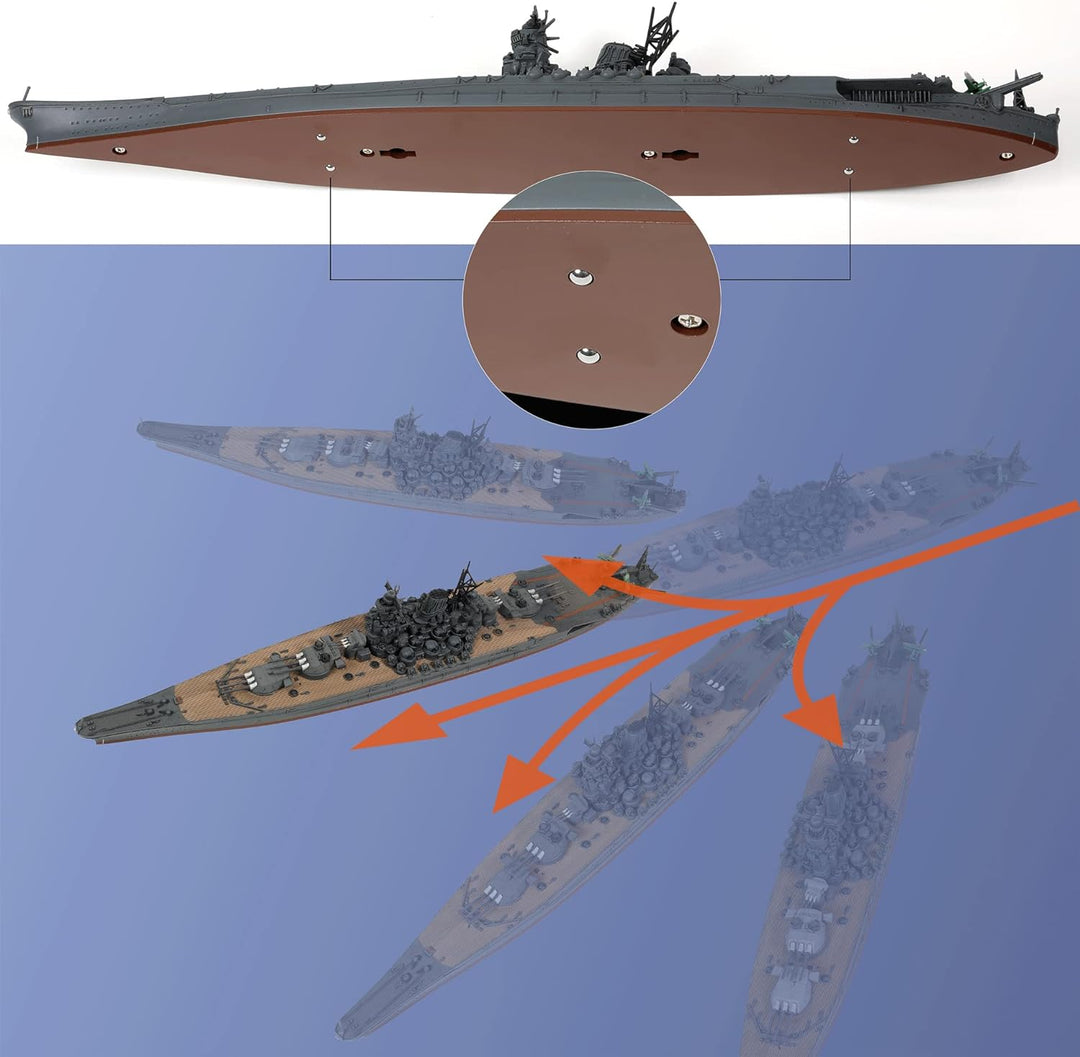 Forces Of Valor 1:700 JPN Schlachtschiff Yamato 1945 - Standmodell, Modellbau, Diorama Modell, Milit