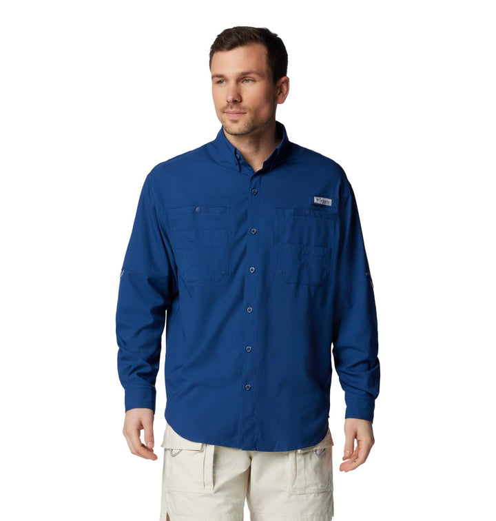 Columbia Herren Super Bonehead Classic Langarm Angelshirt XS Carbon, XS Carbon