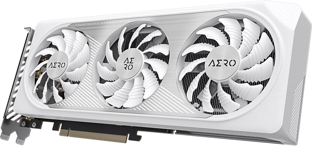 Gigabyte NVIDIA GeForce RTX 4060 AERO OC Graphics Card - 8GB GDDR6, 128-bit, PCI-E 4.0, 2550MHz Core