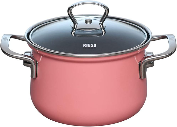 Riess, 0558-114, Emaileset 5-teilig, Nouvelle, PINK, LBH 48,5 x 28,5 x 39cm, Gewicht 9,98kg, Emaille