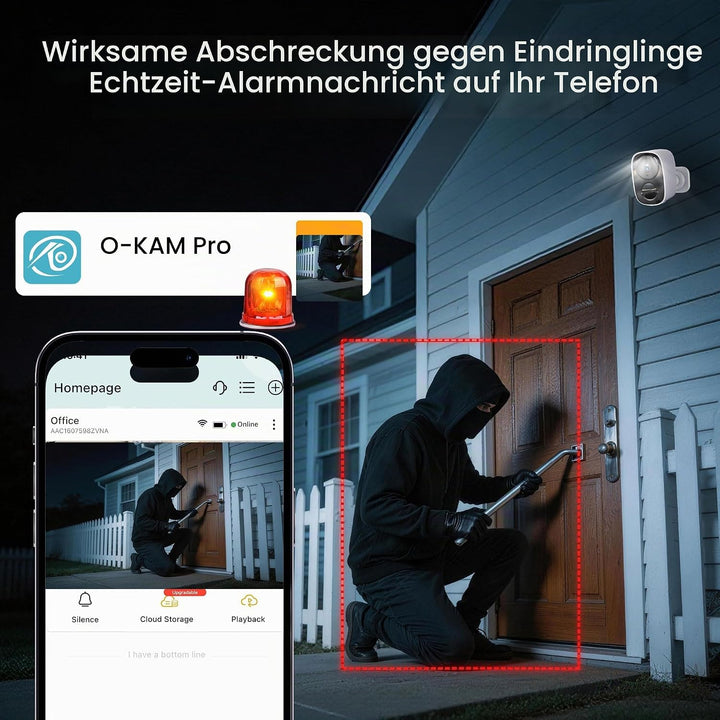 HITELLARCAM 2K Überwachungskamera Aussen Akku, 2.4/5GHz Dual-Band WLAN Kamera Set mit Kostenlosem Cl