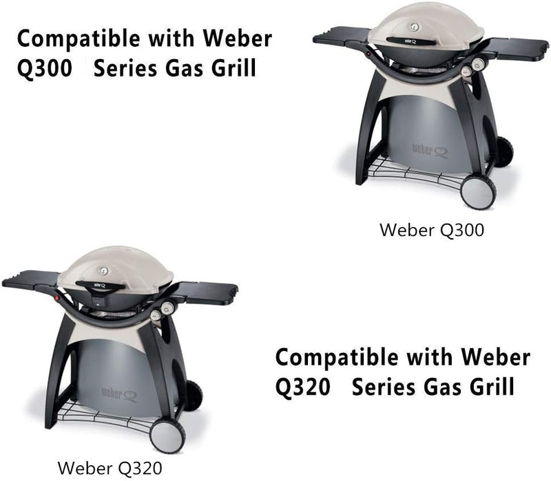 Onlyfire Edelstahl Brennerrohr passend für Weber Q300/Q3000 Serie Gas Grill (Ersatzteil 60036/80387/