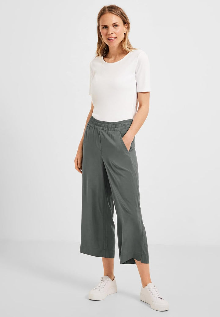 Cecil Damen 3/4 Culotte XS / 24L Easy Khaki Dark, XS / 24L Easy Khaki Dark