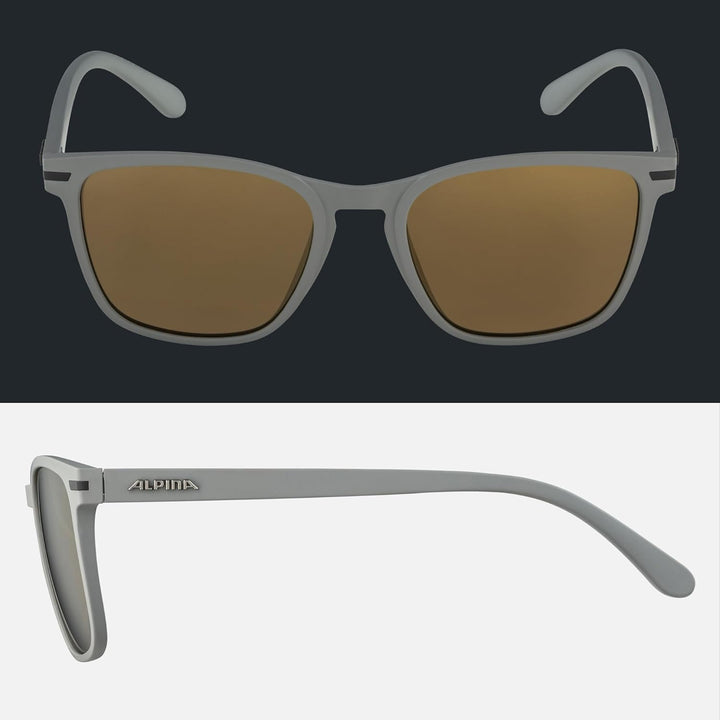 ALPINA YEFE - Verspiegelte und Bruchsichere Sonnenbrille Mit 100% UV-Schutz Für Erwachsene Einheitsg