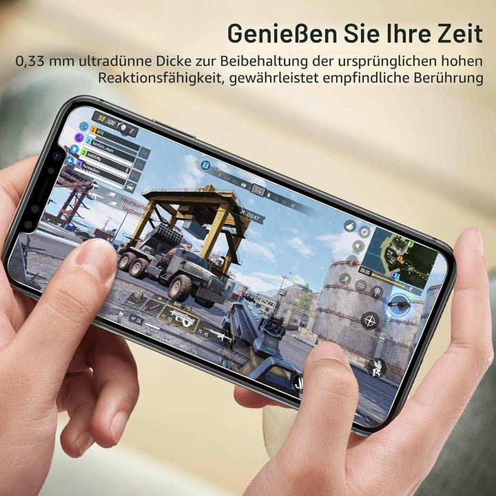 SPARIN Panzer Schutz Glas für iPhone 11 / XR und iPhone 12/12 Pro Schutzfolie, 3 Stück 9H Härte Glas