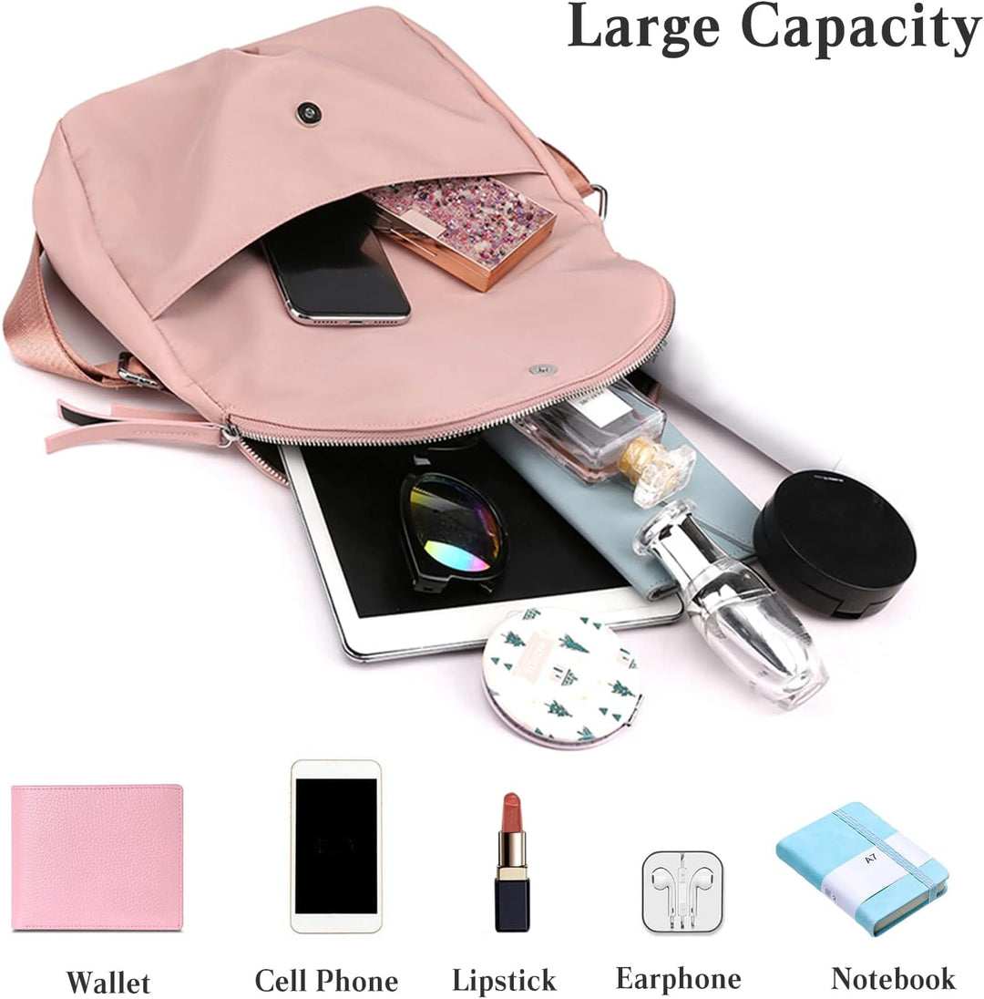 PORRASSO Damen Schultertasche Casual Umhängetasche Nylon Multi Tasche Handtasche Frauen Crossbody Ba