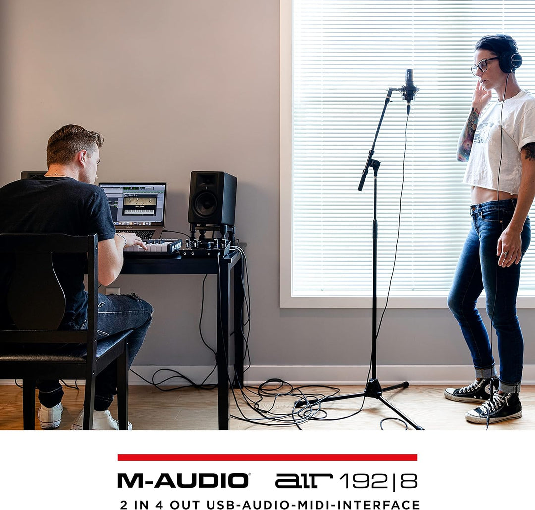 M-Audio AIR 192|8 - 2-in-4-out-USB Audio / MIDI-Schnittstelle mit MPC Beats und Ableton Live Recordi