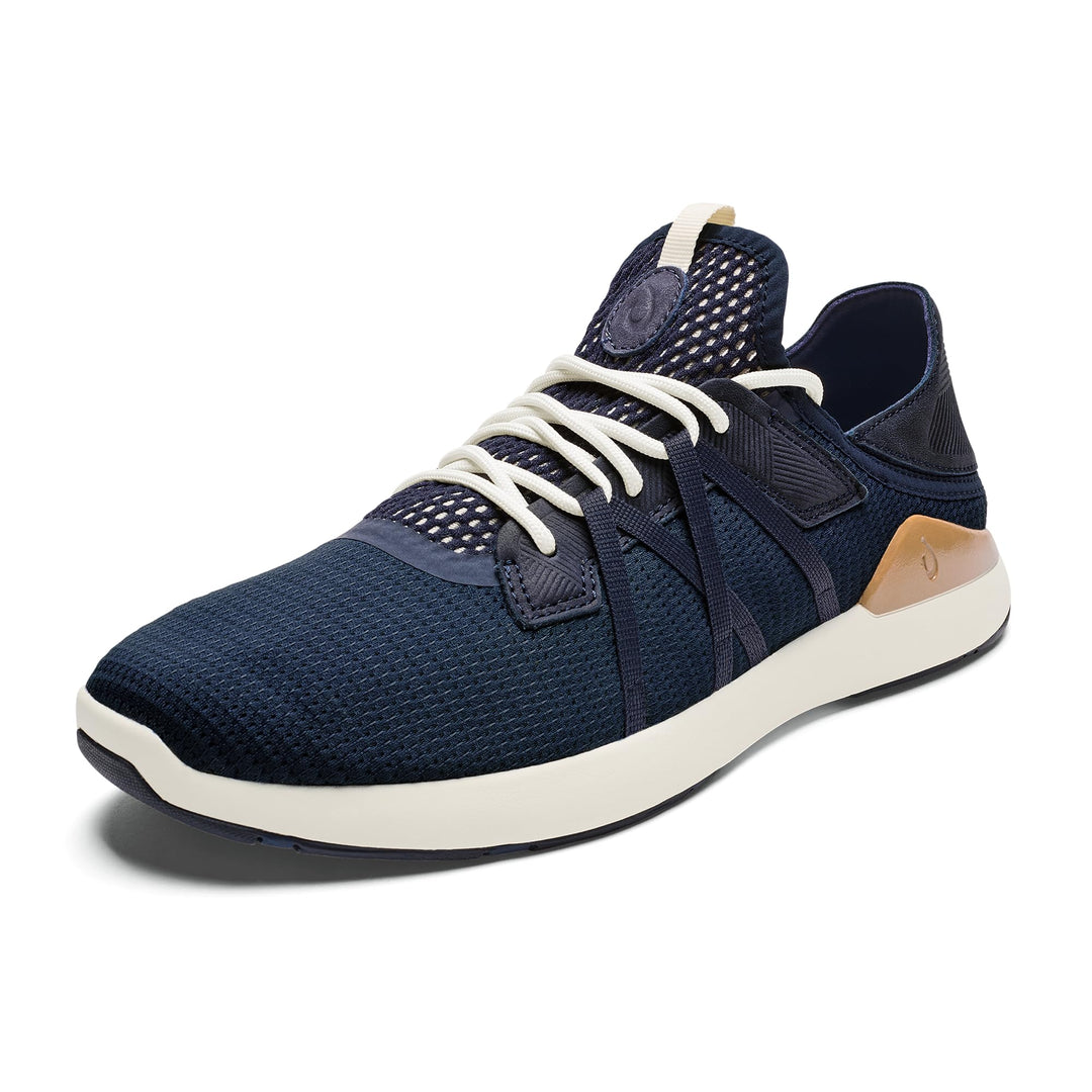 OluKai Herren Mio Li Sneaker 40 EU Trenchblue Natural, 40 EU Trenchblue Natural