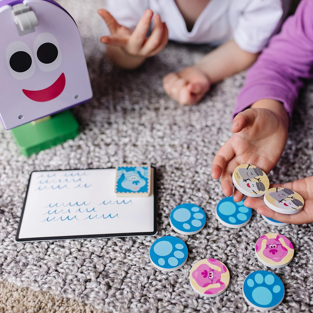 Melissa & Doug | Blue's Clues & You | Briefkasten-Spielset aus Holz | 27 Teile