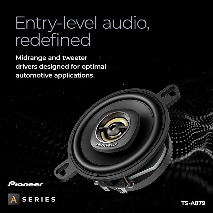 PIONEER TS-A879 A Series 3-1/2 Zoll 2-Wege, 450 W maximale Leistung, 25 mm Hochtöner, Koaxial-Lautsp