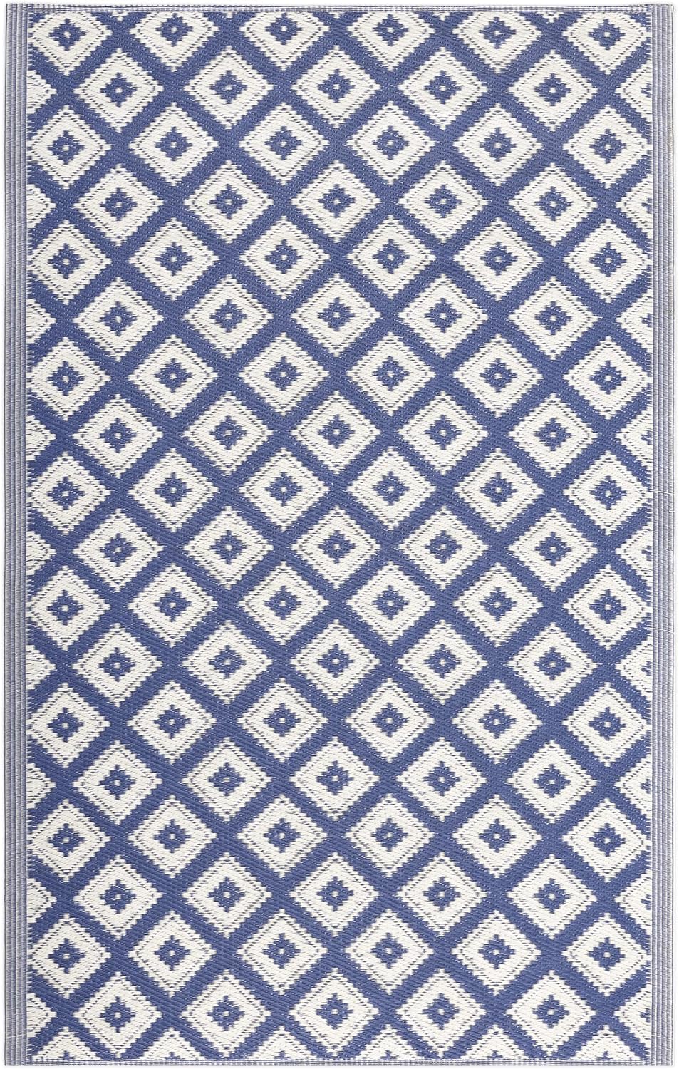JEMIDI Outdoor Teppich 120x180cm gross - Terrassenteppich Balkonteppich Aussenteppich - Balkon Teppi
