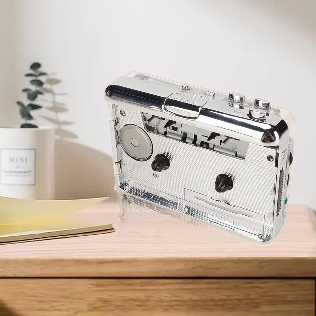 Bewinner 2022 Aktualisierter Kassetten zu MP3 Konverter, Tragbare USB Audio Musikkassetten zu Digita