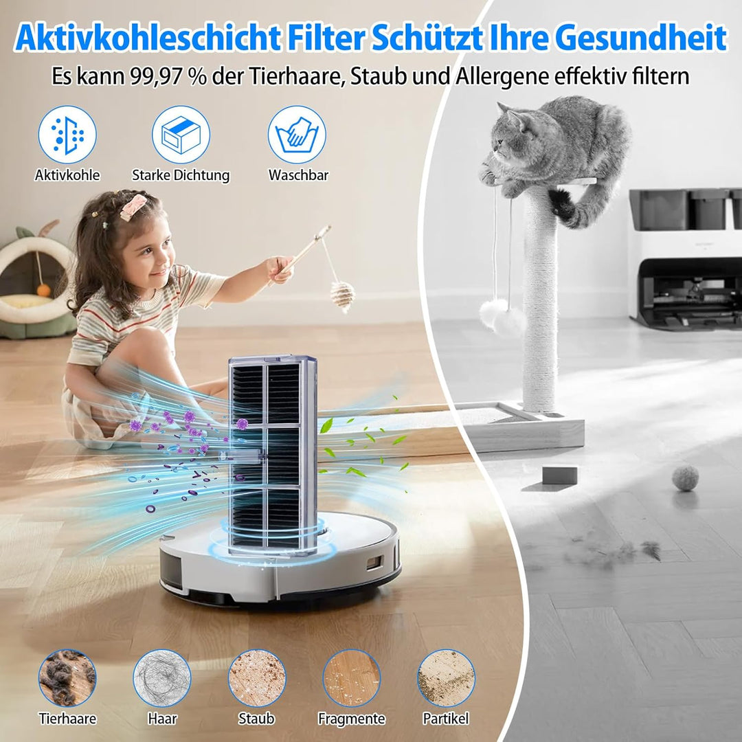 TriCut-Bürste X40 Zubehör | 25 Stück Ersatzteile für Dreame X40 Ultra Complete/L10s Ultra Gen 3/L40