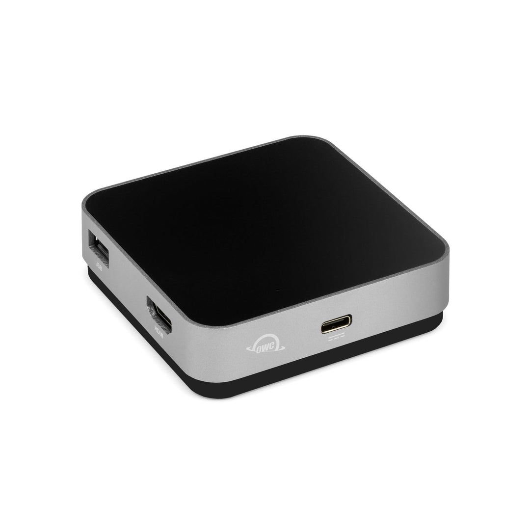 OWC - USB-C Travel Dock - 5 Ports (USB-C, USB-C 100W, USB 3.1, HDMI, SD Reader) Space Gray