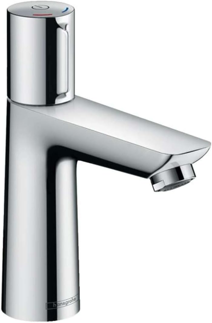 hansgrohe Wasserhahn Talis Select E (Armatur mit Auslauf Höhe 110 mm, ohne Ablaufgarnitur) Chrom Aus