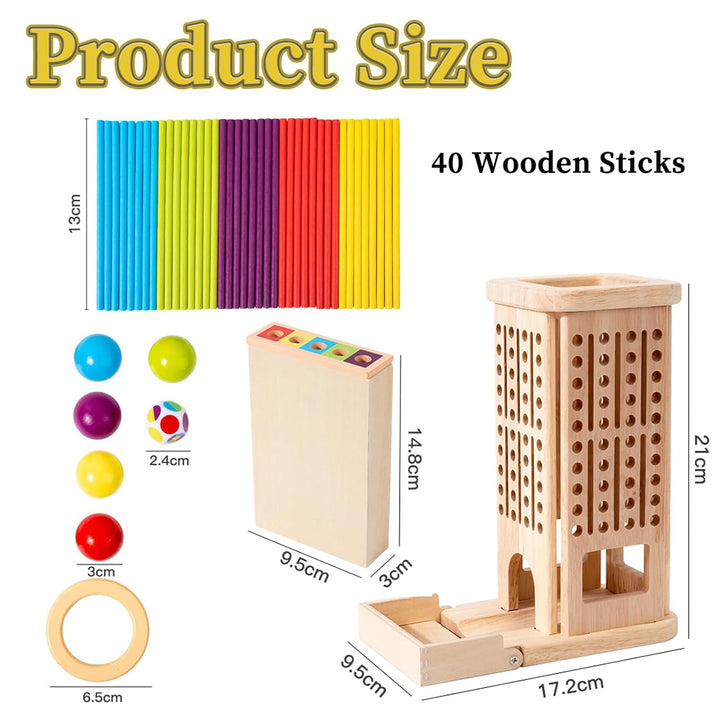Montessori Toy from 3 Years Games from 3 4 5 Years 3-in-1 Board Games Educational Games from 4 Years