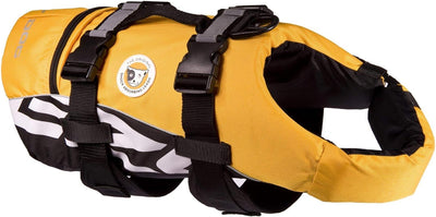 EzyDog DFD Schwimmweste Hund - Hundeschwimmweste - Schwimmwesten für Hunde - Grössenverstellbar mit