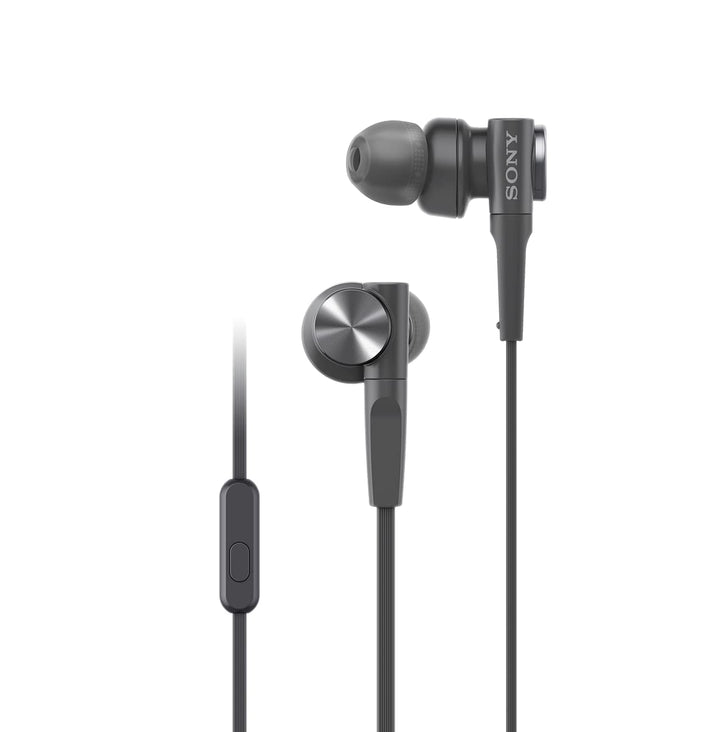 Sony MDR-XB55AP In-Ear-Kopfhörer (Extrabass, Mikrofon) Schwarz, Normal, Schwarz