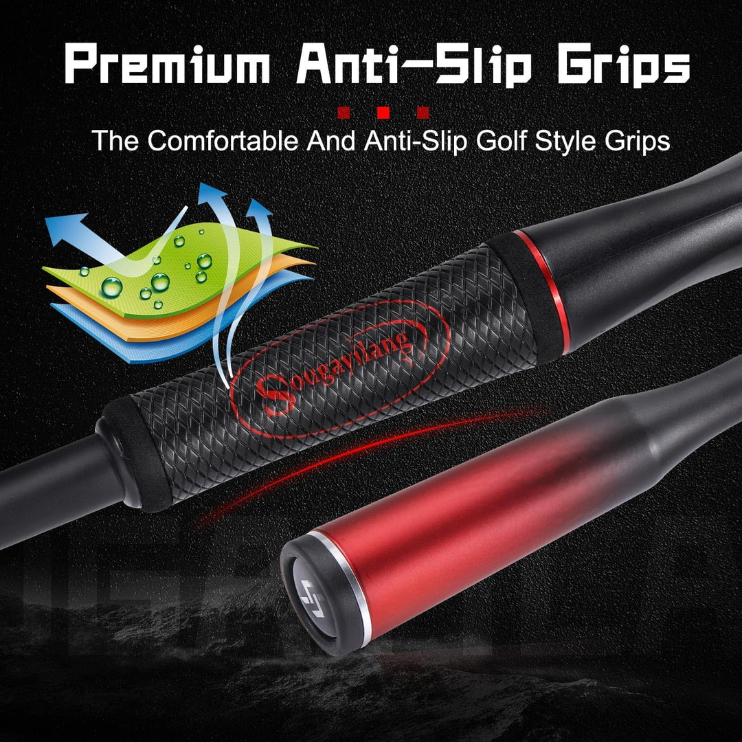 Sougayilang Angel-Kombination, mittelgross, 1,8 m, niedriges Profil, Angelrute und Köder, Gussrolle,