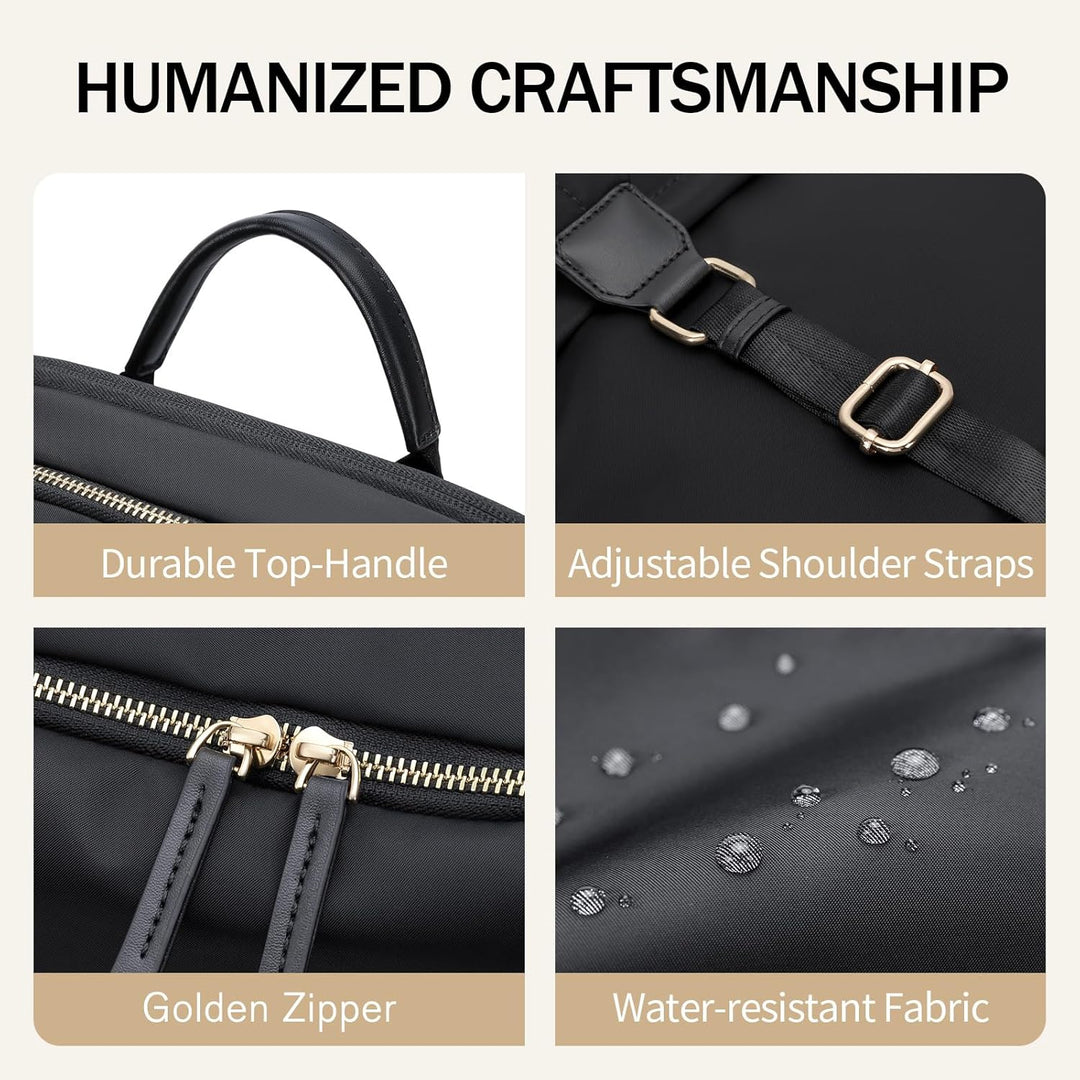 GOLF SUPAGS Laptop Rucksack für Damen Casual Daypack für Arbeit Reisen College Schulrucksack Handtas