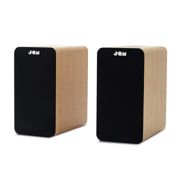 Jam Bluetooth Bookshelf Speakers - Kompaktes, netzbetriebenes Doppellautsprechersystem, Aux-in-Funkt