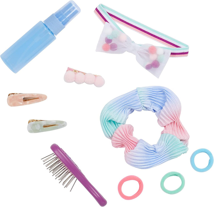 Our Generation BD35149Z Haarschmuck Pastell - Haarband, Haarspange, Klammer, Accessoire – Kinder Spi