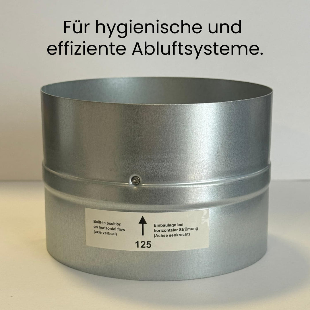 Home Melody Rückschlagklappe - Rückstauklappe für Dunstabzug, Trockner Entlüftung, Abluftventilator,