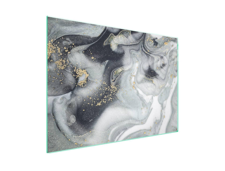 TMK ArtDeko Herdabdeckplatte 70x52 cm 1-teilig Ceranfeldabdeckung Induktion Herdschutz Spritzschutz
