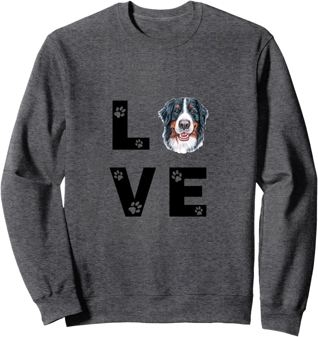 BERNER SENNER Hund Love Hundebesitzer Geschenk Sweatshirt