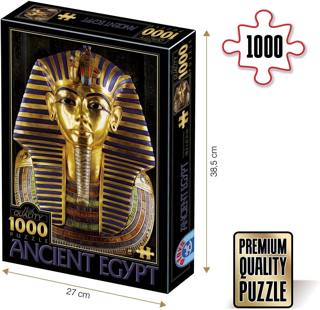 D-Toys Puzzle 1000 Teile - Ancient Egypt - Death Mask of Tuthankhamun