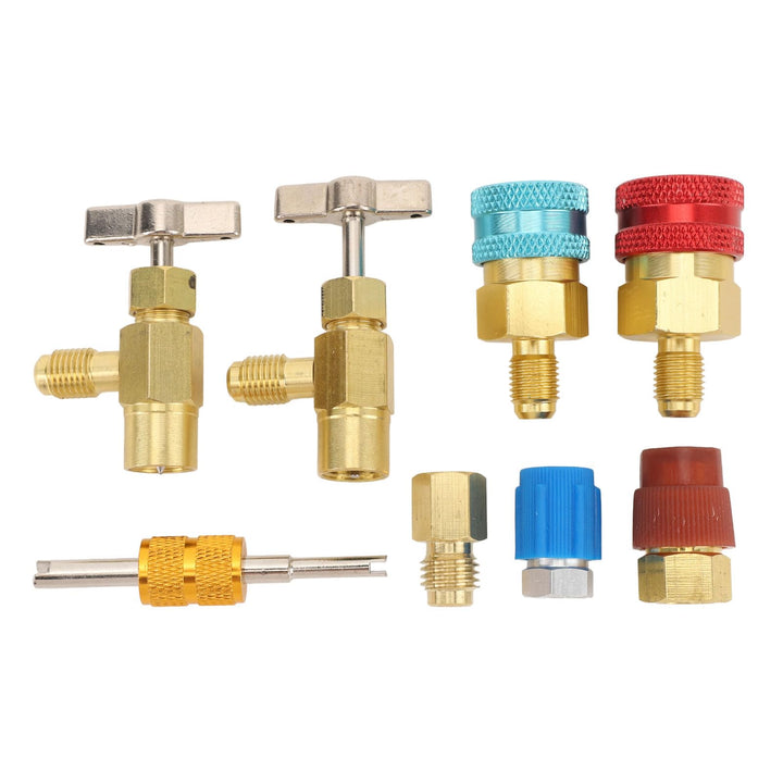 Kikumi R1234YF Schnellkoppler Kit Selbstversiegelung Kann mit Hohem Niederdruck 1234yf Bis R134A -Ad
