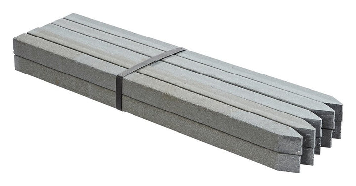 Oase 57754 PondEdge 10 Erdspiesse XL, 58 x 4 x 4 cm | Teichrandsystem | Beeteinfassung | Kapillarspe