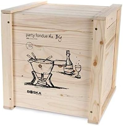 Boska Party-Fondue Mr. Big - 6,5 L - geeignet für Käsefondue