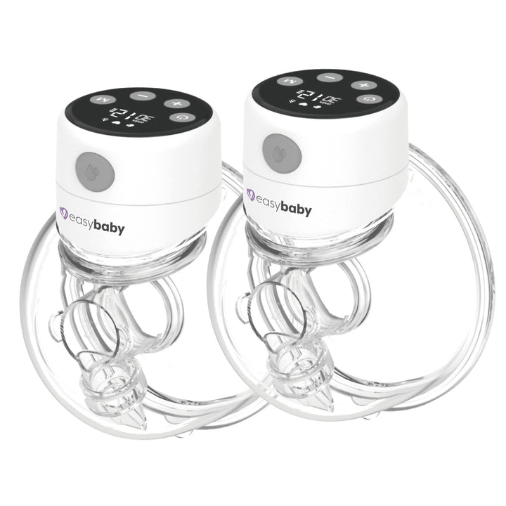 Easybaby Milchpumpe Elektrisch Tragbar, Freihändige Milchpumpe mit LED display, Hände frei beim Pump