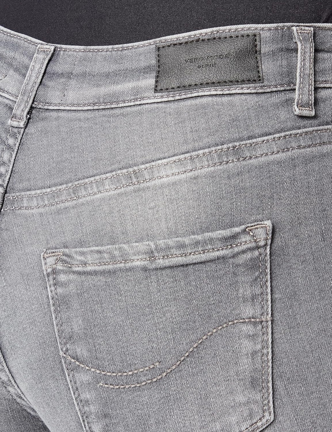 VERO MODA Damen Jeans 28W / 30L Medium Grey Denim, 28W / 30L Medium Grey Denim