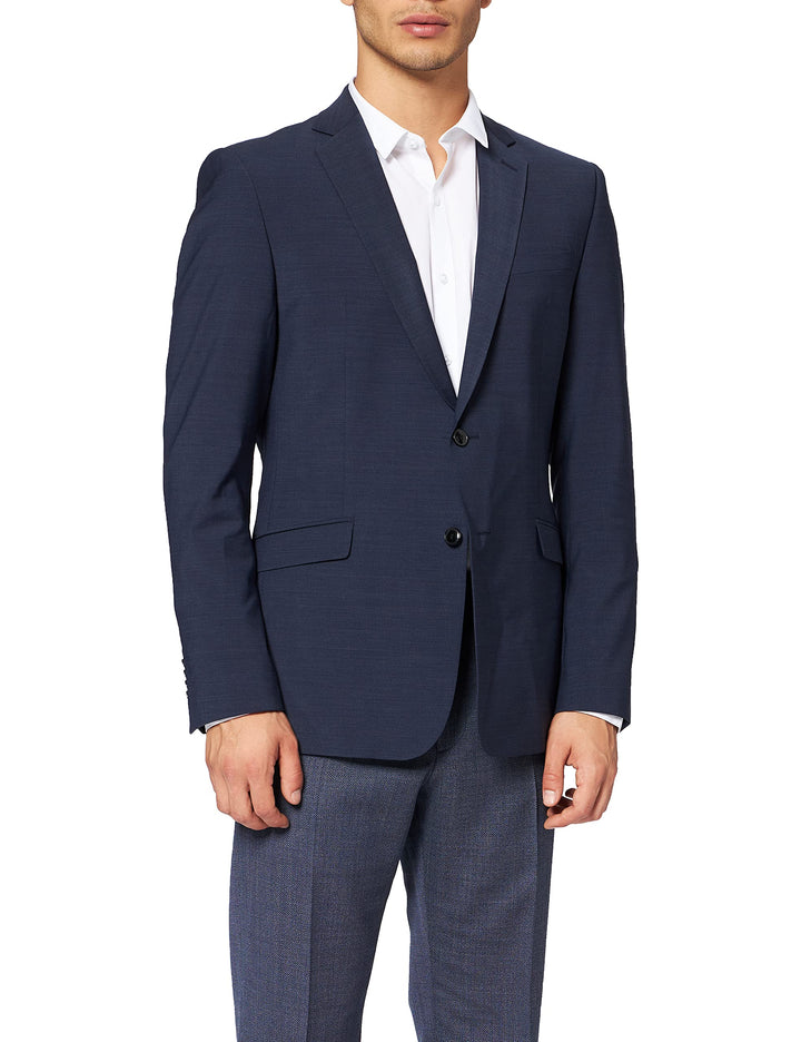 Strellson Herren Anzugjacke 44 Blau (Navy 412), 44 Blau (Navy 412)
