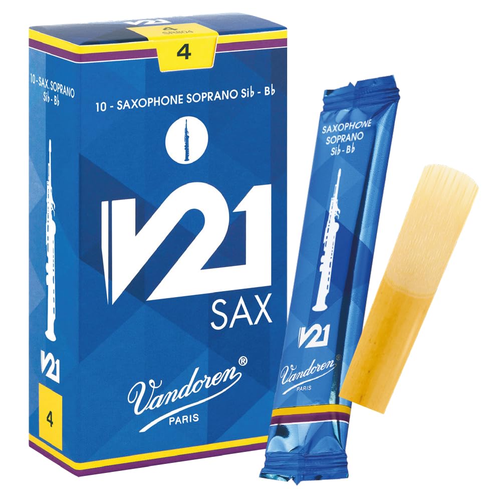 Vandoren SR804 V21 Sopran Saxophon Blätter - 10 Einheiten