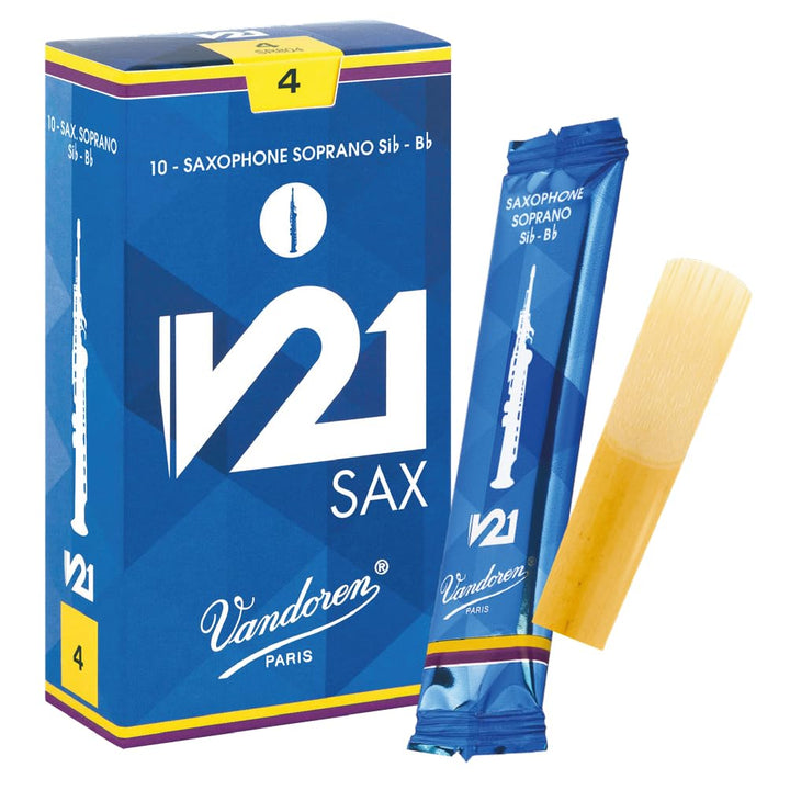 Vandoren SR804 V21 Sopran Saxophon Blätter - 10 Einheiten