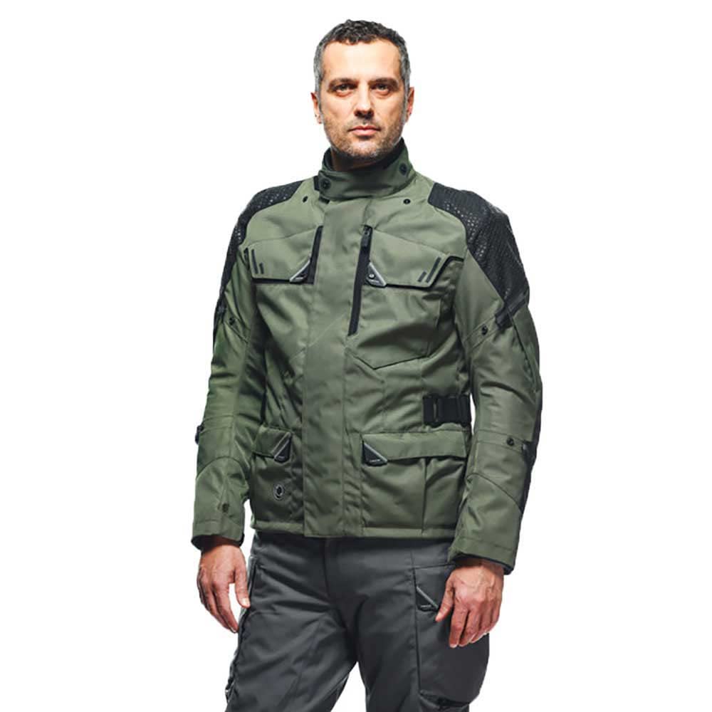 Dainese Herren Ladakh 3l D-dry Jacket Ladakh 3L D-Dry Jacket 44 Militärgrün/Schwarz, 44 Militärgrün/