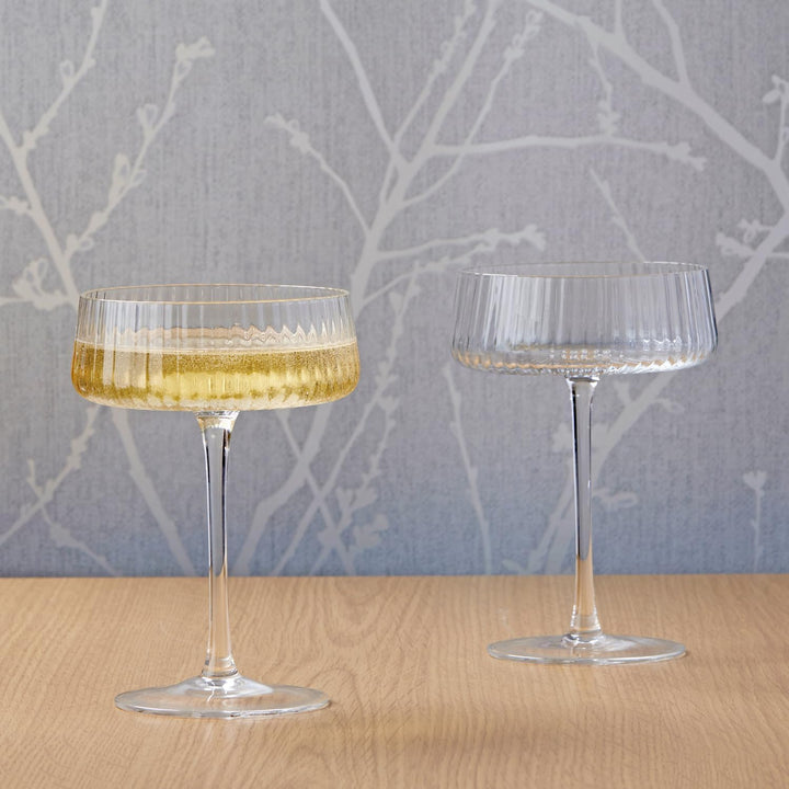 Anton Studio Designs – Empire Champagnerschalen – Handgefertigte Gläser – Champagnergläser – Coupé-G