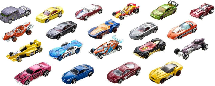 Hot Wheels Autos Set, 20er Pack, Verschiedene Modelle von Spielzeugautos, Massstab 1:64, mit realist
