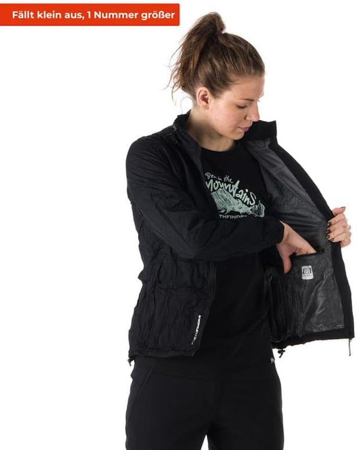 NORTHFINDER Ultraleichte Regenjacke Damen Wasserdicht Atmungsaktiv | Fahrrad Regenjacke Damen Laufja