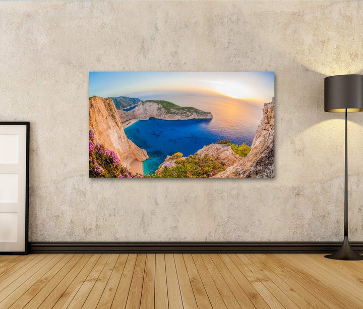 islandburner Bild auf Leinwand Navagio Strand Schiffswrack Zakynthos Insel Griechenland Berühmt Bild