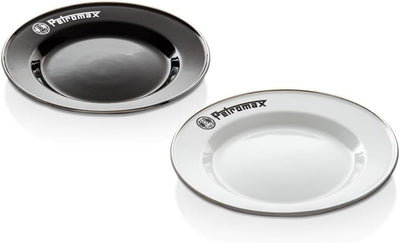 Petromax Emaille Borden Set - Wit Weiss 22,5 cm, Weiss 22,5 cm